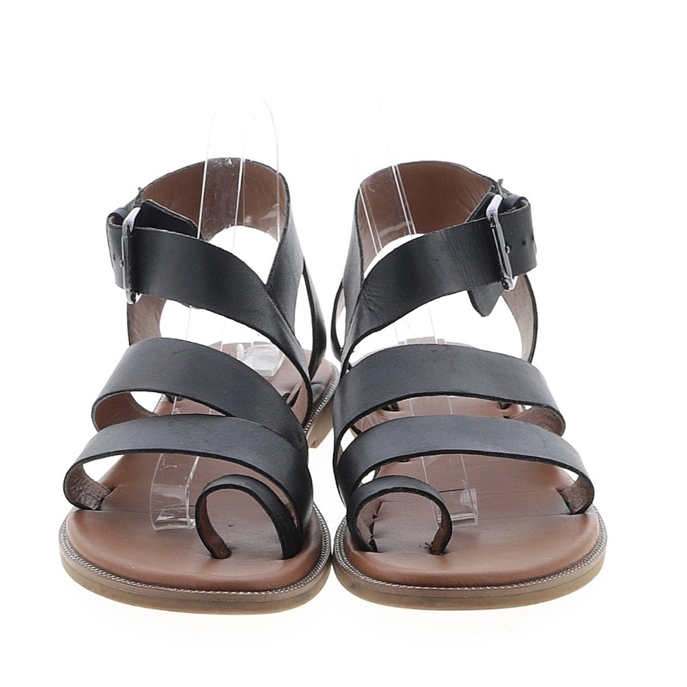 Franco Sarto Black Leather Sandals